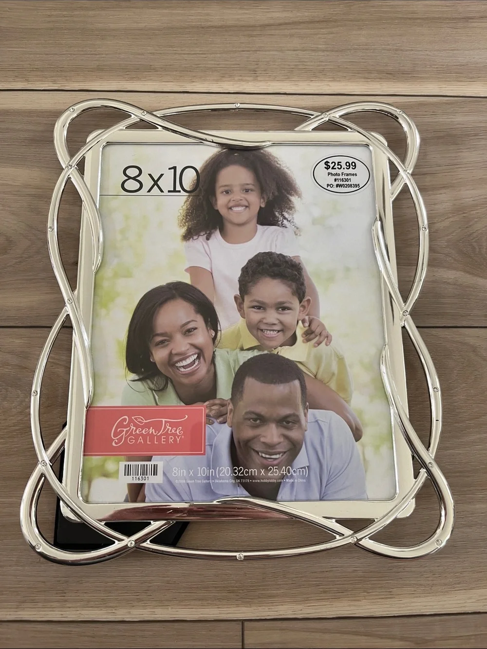 Silver Decorative 8x10 Photo Frame